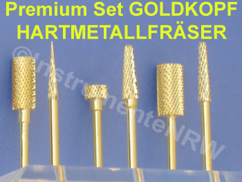Hartmetall-Fräser HM Set 6-Teilig
