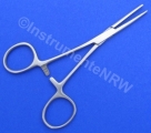 Klemme gerade Fein 16 cm mit Zahnung