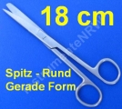 Schere 18 cm spitz-stumpf