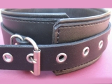 Halsband mit O-Ring Echt Leder
