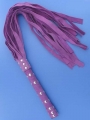 Flogger Echt-Nubuk Leder mit Nieten