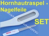 Hornhautraspel + Nagelfeile Solingen Set-Angebot