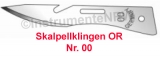 OR Skalpellklingen Skalpell Klingen Nr.00 - 10St.