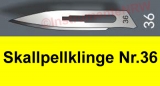 10 sterile Skalpellklingen Skalpell Messer Klingen 36