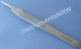 Anatomische ADSON Pinzette gerade mit Zahnung 12,5 cm