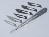 SET Skalpell Griff Nr. 4 + 10 Klingen Nr.24