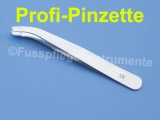 Pinzette Zupfpinzette geschwungen gebogen schr�g