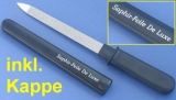 Saphirfeile Nagelfeile Feile mit Kappe