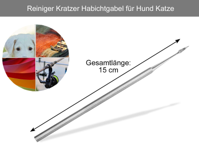 Reiniger Kratzer Habichtgabel fr Hund Katze