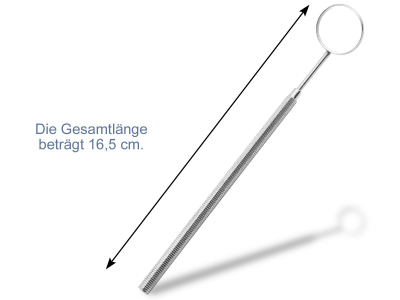 Mundspiegel Spiegel Gr.5 mit 8-Kant Griff