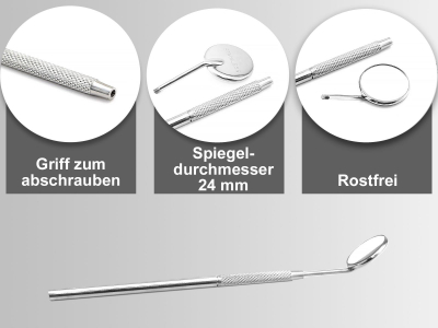 Mundspiegel Gr.6 mit Vergrerung