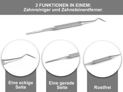 Zahnpflege-Set Zahnsonde Zahnsteinkratzer Zahnstocher