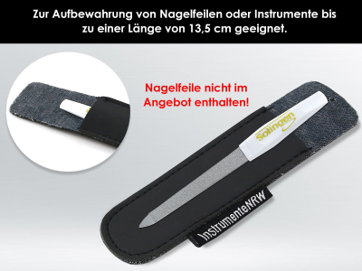 Nagelfeilen Etui fr die Handtasche zur sicheren Aufbewahrung Ihrer Nagelfeile