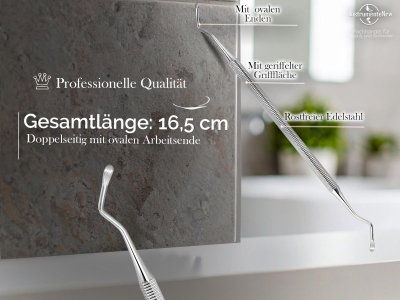 Feiner Fu�pflege Eckenheber Sonde ovale gro�e Enden