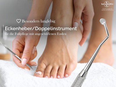 Feiner Nagel-Eckenheber Sonde runde Enden