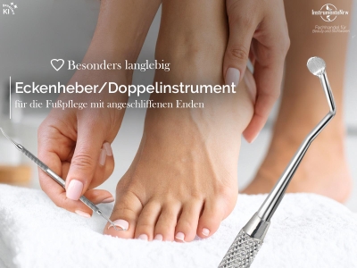 Feiner Nagel-Eckenheber Sonde runde Enden