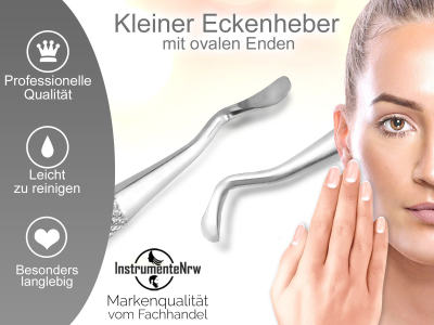 Kleiner kurzer Nagel Eckenheber kleine Enden