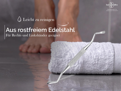 Kleiner kurzer Nagel Eckenheber kleine Enden