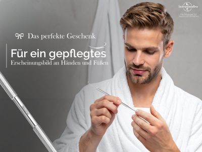 Doppelinstrument Nagel Sonde Nagel-Eckenheber kurze feine Enden