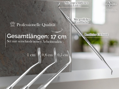 3er SET Doppel Eckenheber kleine + mittlere + gro�e Enden