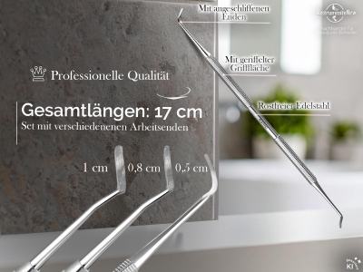 3er SET Doppel Eckenheber kleine + mittlere + gro�e Enden