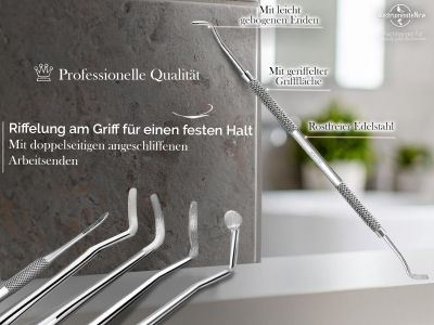 Fu�flege Nagel-Eckenheber Set mit Eckenfeile