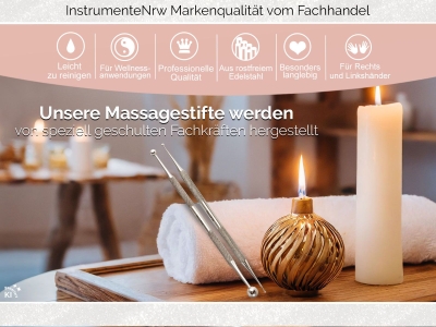 Punktsucher Akupunktur-Stab Akupressurstift Set Massage Stifte Set 6/9 mm und 1/2 mm Reflexzonen Massagestift aus Edelstahl