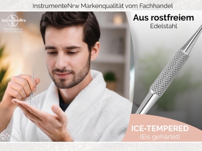 Kleiner Massage-Stift Punktsucher 2/5 mm Akupressurstift Akupunktur St�bchen Stab 8 cm Mini Ausf�hrung - Edelstahl Rostfrei
