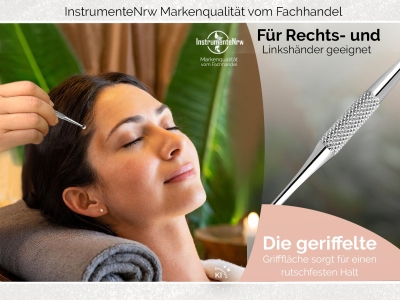 Akupunktur-Stift Mini Akupressur-Stift 3/7 mm Punktsucher Meridianstift Edelstahl Kugel Akupressurstift Akupunktur-Stab