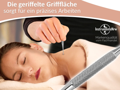 Kleiner Massage Stab Akupressurstifte 8 cm Massagestick Punktsucher SET 1/2 mm und 3/7 mm Stbchen Stab 8 cm mit Etui zur Aufbewahrung