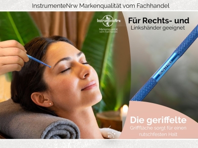 Akupressurstift Titan Meridianstift 1/4 mm Edelstahl Trigger Akupunktur-Stift Akupressur-Stift Massage-Stift
