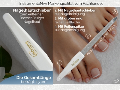 Saphir Hohl Nagelfeile Hohlfeile Solingen Hochwertige Qualit�t