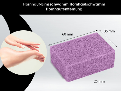 Bimsschwamm klein f�r die Hornhautentfernung