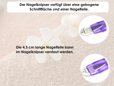 Nagelknipser Nagelschere Manikre Pedikre Knipser - 360 Grad Drehbar  Fupflege Nagelschneider Nail Clipper zum Krzen von Fingerngel und Fungel