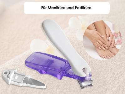 Nagelknipser Nagelschere Manikre Pedikre Knipser - 360 Grad Drehbar  Fupflege Nagelschneider Nail Clipper zum Krzen von Fingerngel und Fungel