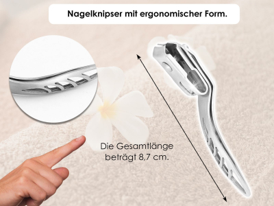 Nagelknipser Edelstahl Rostfrei 360 Grad