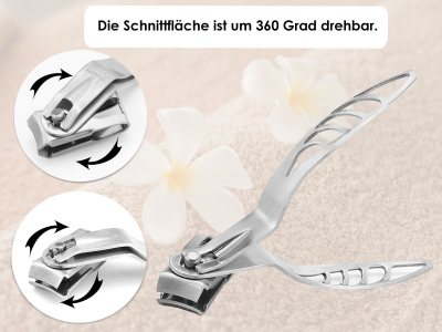 Nagelknipser Edelstahl Rostfrei 360 Grad