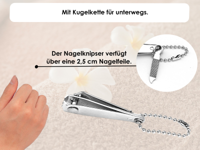 Nagelknipser Klein fr Finger und Fungel Nagelschere Manikre Pedikre Knipser