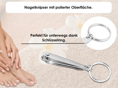 Groer Nagelknipser fr Finger und Fungel Nagelschere Manikre Pedikre Knipser