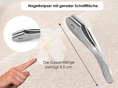 Profi Nagelknipser Knipser Edelstahl fr Nagelpflege Arbeiten Rund um Fingernagel und Funagel