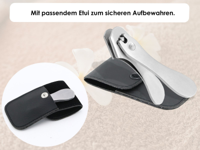 Profi Nagelknipser Knipser Edelstahl fr Nagelpflege Arbeiten Rund um Fingernagel und Funagel