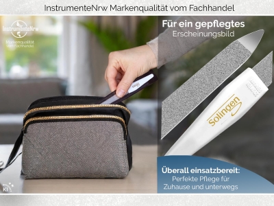 Nagelfeilen Set aus Solingen Manik�re Feilen 2-Seitig Fein/Grob