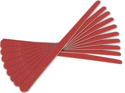 Sandblatt-Nagelfeile Sandblattnagelfeilen 10 Stk, 2-Seitig, Fein und Grob