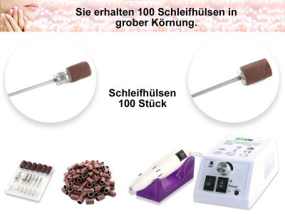 Nagelschleifer Nagelfrser-Gert  Diamantschleifer  100 Feine Schleifbnder