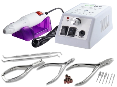 Pedik�re Schleifger�t inkl. Nagelfr�sern mit Nagelzangen-Set