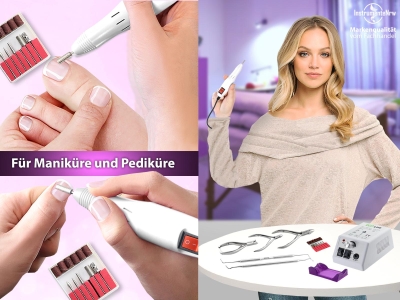 Pedik�re Schleifger�t inkl. Nagelfr�sern mit Nagelzangen-Set