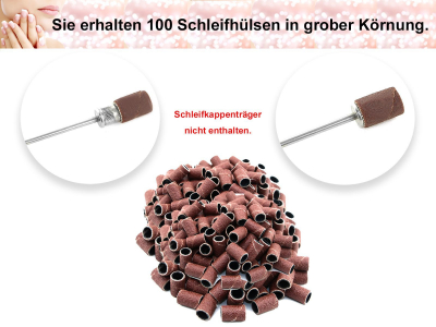 100 Stck Schleifbnder Grob Schleifkappen Schleifhlsen