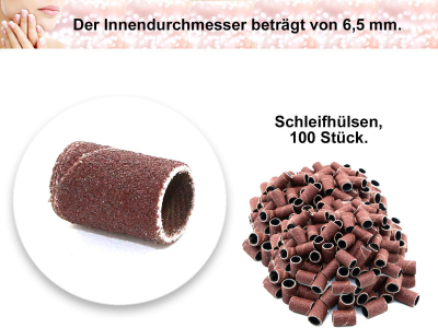 100 Stck Schleifbnder Grob Schleifkappen Schleifhlsen