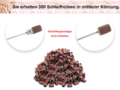 300 Schleifbnder Schleifkappen Mittlere Krnung