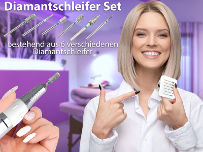 Manikre-Pedikre Set - Schleifgert + Frser + Diamantschleifer